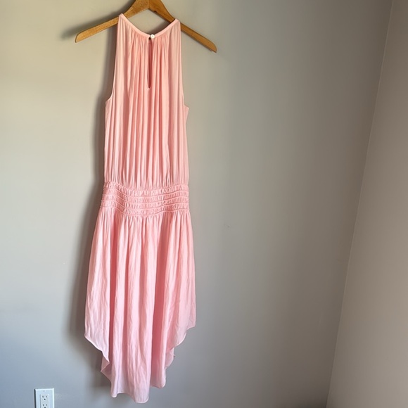 Ramy Brook Audrey Candy Smocked High Neck Midi Dress size Medium - Picture 7 of 12